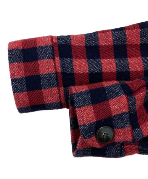 GUY ROVER（ギローバー）GUY ROVER (ギローバー) チェックシャツ レッド サイズ:Mの古着・服飾アイテム