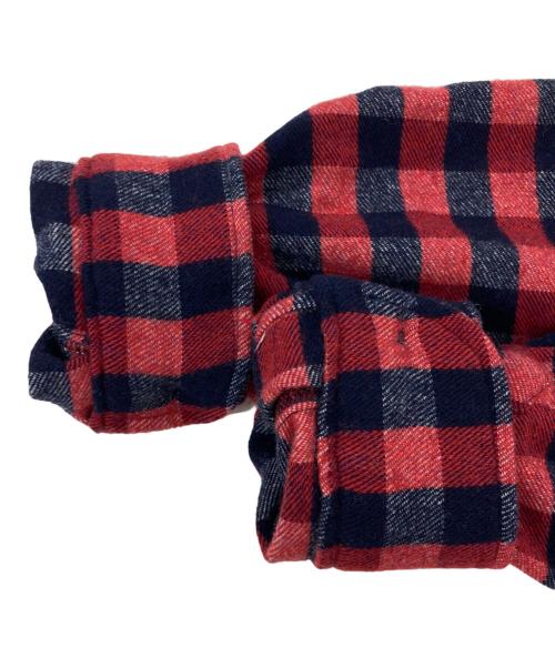 GUY ROVER（ギローバー）GUY ROVER (ギローバー) チェックシャツ レッド サイズ:Mの古着・服飾アイテム