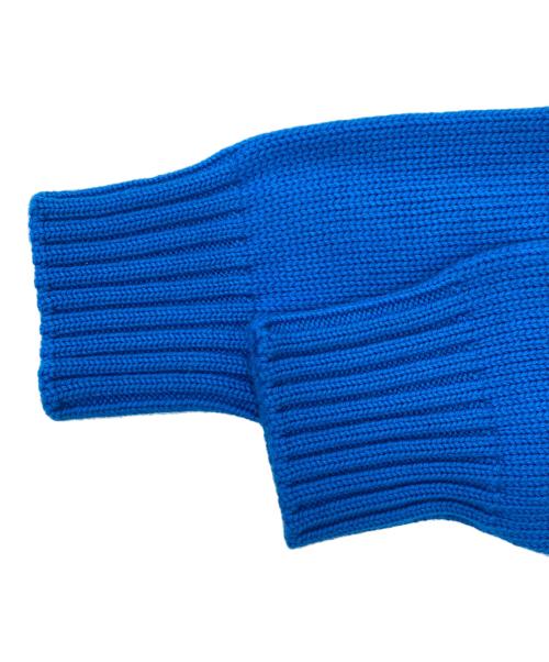 Drumohr（ドルモア）Drumohr (ドルモア) タートルネックニット ブルー サイズ:48の古着・服飾アイテム