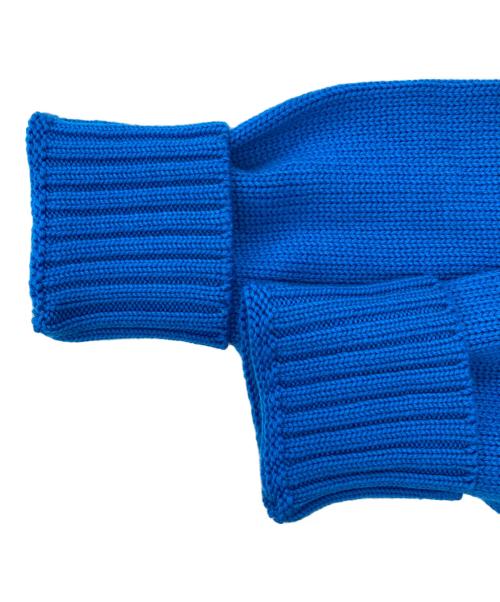 Drumohr（ドルモア）Drumohr (ドルモア) タートルネックニット ブルー サイズ:48の古着・服飾アイテム