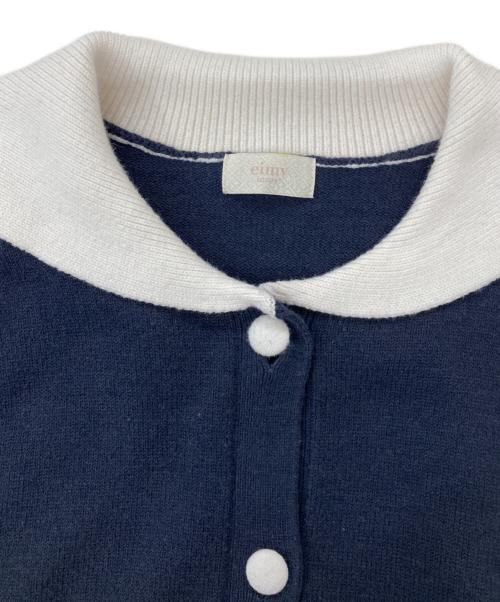 eimy istoire（エイミーイストワール）eimy istoire (エイミーイストワール) セーラーカラーニットTOPS ネイビー サイズ:Fの古着・服飾アイテム