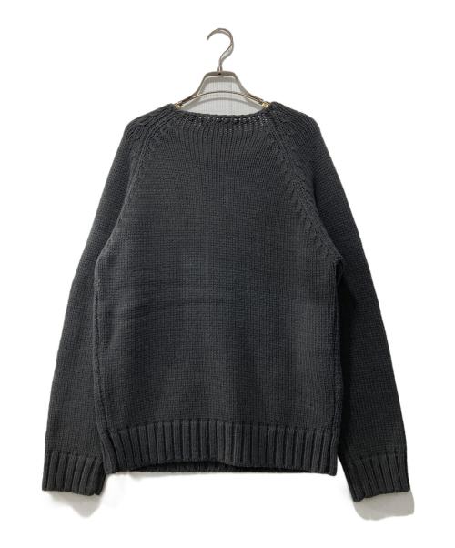 OHOTORO（オオトロ）OHOTORO (オオトロ) new bold raglan knit/ニット グレー サイズ:表記なしの古着・服飾アイテム