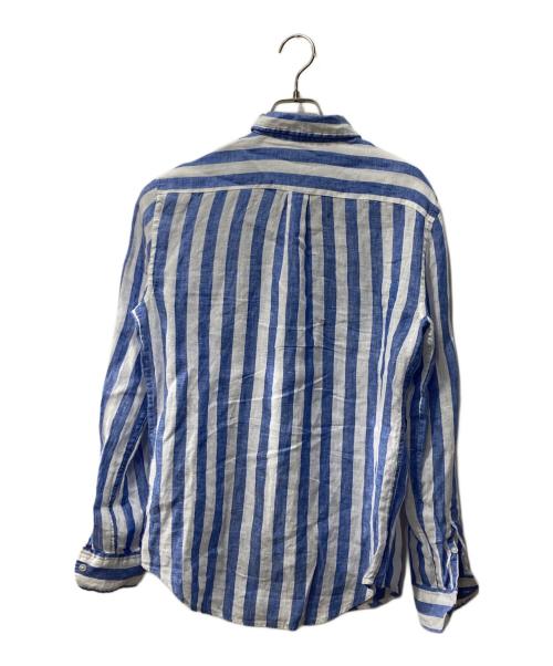 POLO RALPH LAUREN（ポロ・ラルフローレン）POLO RALPH LAUREN (ポロ・ラルフローレン) リネンシャツ ブルー サイズ:Sの古着・服飾アイテム