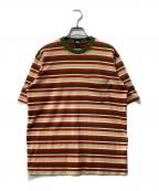 stussyステューシー）の古着「90’sボーダーTシャツ」｜マルチカラー