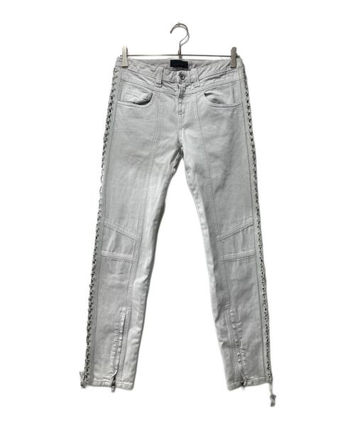 DIESEL Black Gold（ディーゼル ブラック ゴールド）DIESEL Black Gold (ディーゼル ブラック ゴールド) デニムパンツ ホワイト サイズ:40の古着・服飾アイテム