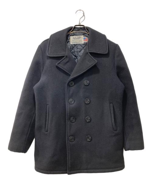 Schott（ショット）Schott (ショット) Pコート/U.S.740N PEA JACKET ブラック サイズ:38の古着・服飾アイテム