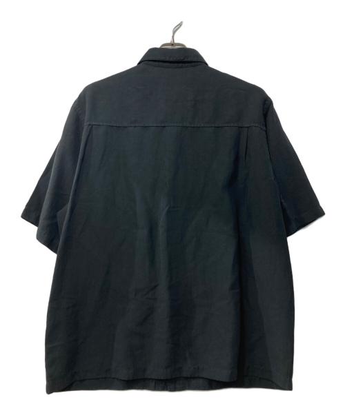 ATON（エイトン）ATON (エイトン) COTTON LINEN VOILE S/S SHIRTS ブラック サイズ:06の古着・服飾アイテム