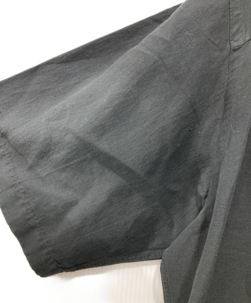 ATON（エイトン）ATON (エイトン) COTTON LINEN VOILE S/S SHIRTS ブラック サイズ:06の古着・服飾アイテム