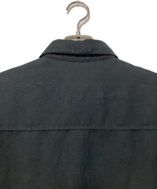 ATON（エイトン）ATON (エイトン) COTTON LINEN VOILE S/S SHIRTS ブラック サイズ:06の古着・服飾アイテム