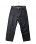STEVEN ALAN（スティーブンアラン）の古着「13.5oz デニム 5ポケット バギー テーパード」｜ブラック