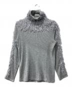 ISSEY MIYAKEイッセイミヤケ）の古着「フェザータートルニット」｜グレー