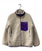 Patagoniaパタゴニア）の古着「キッズ・レトロX・ジャケット」｜ベージュ×パープル