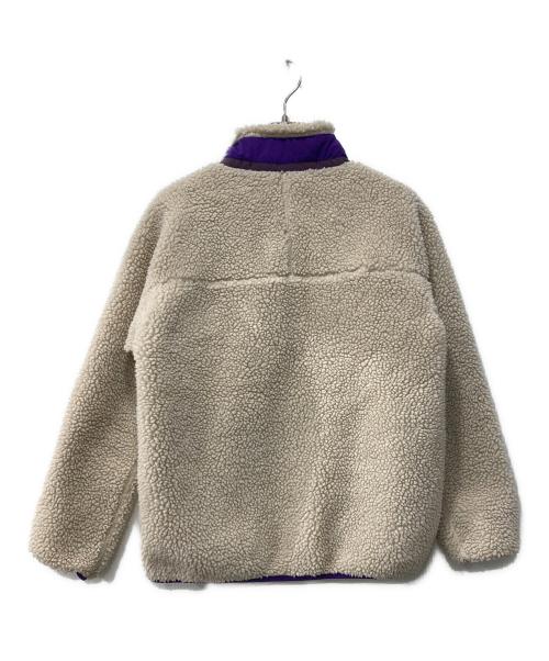 Patagonia（パタゴニア）Patagonia (パタゴニア) キッズ・レトロX・ジャケット ベージュ×パープル サイズ:キッズXLの古着・服飾アイテム