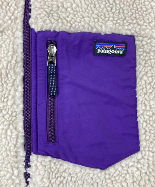 Patagonia（パタゴニア）Patagonia (パタゴニア) キッズ・レトロX・ジャケット ベージュ×パープル サイズ:キッズXLの古着・服飾アイテム