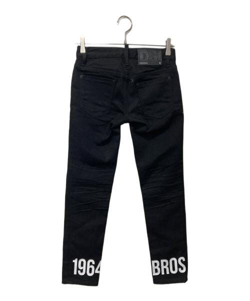 DSQUARED2（ディースクエアード）DSQUARED2 (ディースクエアード) デニムパンツ ブラック サイズ:SIZE34の古着・服飾アイテム