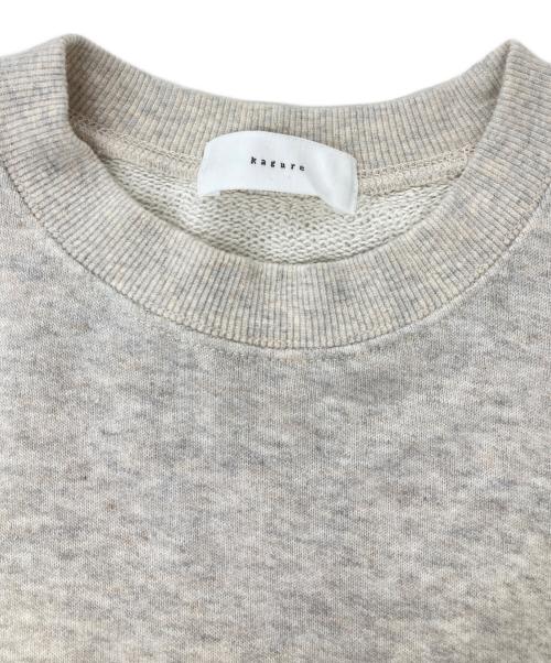 KAGURE（カグレ）kagure (カグレ) コットンリヨセルスウェットプルオーバー ベージュ サイズ:Freeの古着・服飾アイテム