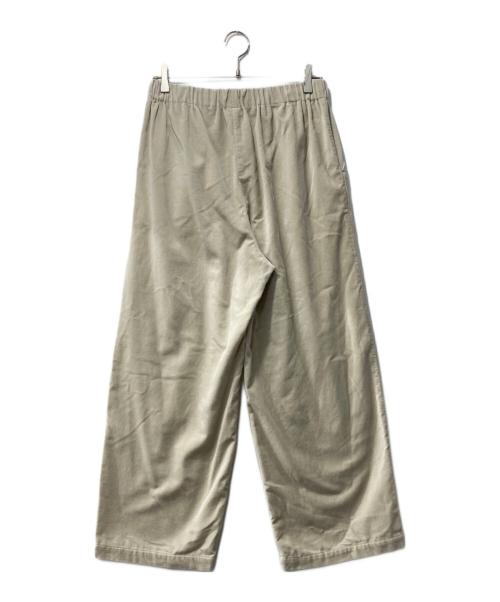 KAGURE（カグレ）KAGURE (カグレ) コットンベルベットイージーパンツ ベージュ サイズ:Freeの古着・服飾アイテム