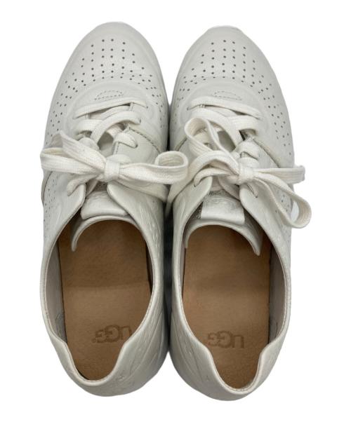 UGG（アグ）UGG (アグ) TYEローカットスニーカー アイボリー サイズ:25の古着・服飾アイテム