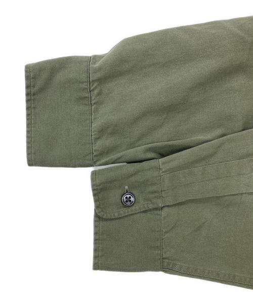 POLO RALPH LAUREN（ポロ・ラルフローレン）POLO RALPH LAUREN (ポロ・ラルフローレン) 90s/コットンミリタリーシャツ オリーブ サイズ:Lの古着・服飾アイテム
