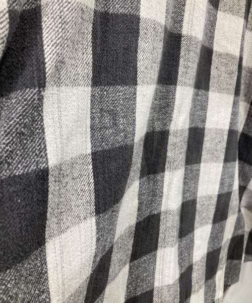FIVE BROTHER（ファイブブラザー）FIVE BROTHER (ファイブブラザー) 90s/チェックネルシャツ ホワイト×グレー サイズ:XLの古着・服飾アイテム
