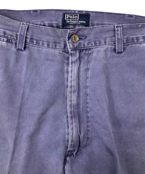 POLO RALPH LAUREN（ポロ・ラルフローレン）POLO RALPH LAUREN (ポロ・ラルフローレン) コットンパンツ/90s パープル サイズ:34/30の古着・服飾アイテム