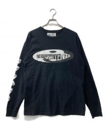 NEIGHBORHOOD×CHALLENGER（ネイバーフッド×チャレンジャー）の古着「コラボロゴロングスリーブカットソー」｜ブラック