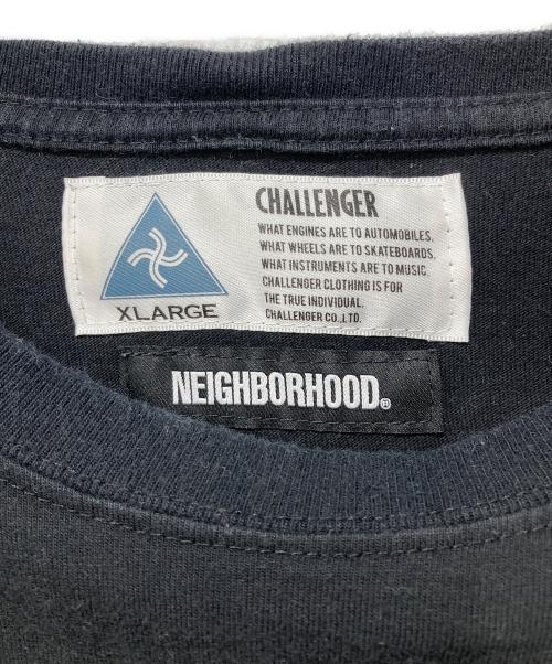 NEIGHBORHOOD（ネイバーフッド）NEIGHBORHOOD (ネイバーフッド) CHALLENGER (チャレンジャー) コラボロゴロングスリーブカットソー ブラック サイズ:XLの古着・服飾アイテム
