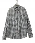 stussyステューシー）の古着「00s/チェックシャツ」｜グレー