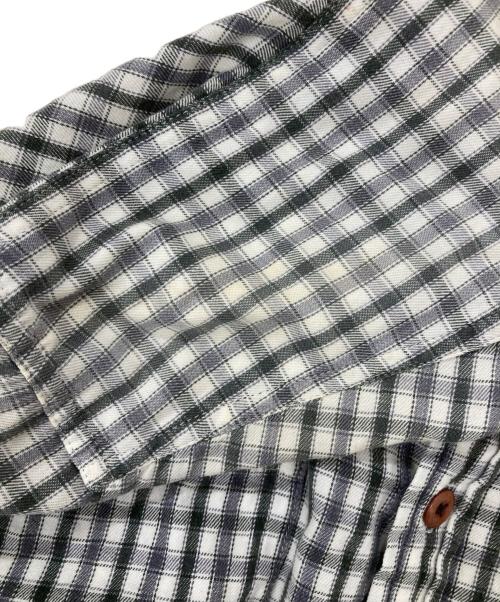 stussy（ステューシー）stussy (ステューシー) 00s/チェックシャツ グレー サイズ:Lの古着・服飾アイテム