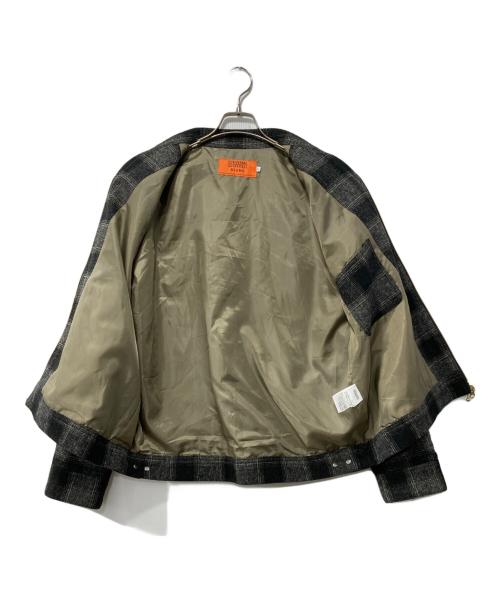UNIVERSAL OVERALL（ユニバーサルオーバーオール）UNIVERSAL OVERALL (ユニバーサルオーバーオール) ジップジャケット/Check Truck Jacket ブラック サイズ:Lの古着・服飾アイテム