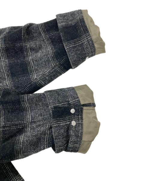 UNIVERSAL OVERALL（ユニバーサルオーバーオール）UNIVERSAL OVERALL (ユニバーサルオーバーオール) ジップジャケット/Check Truck Jacket ブラック サイズ:Lの古着・服飾アイテム