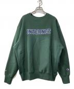 Champion×mercedes anchor inc.チャンピオン×メルセデス アンカー インク）の古着「クルーネックスウェット」｜グリーン
