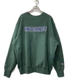 Champion×mercedes anchor inc.（チャンピオン×メルセデス アンカー インク）の古着「クルーネックスウェット」｜グリーン
