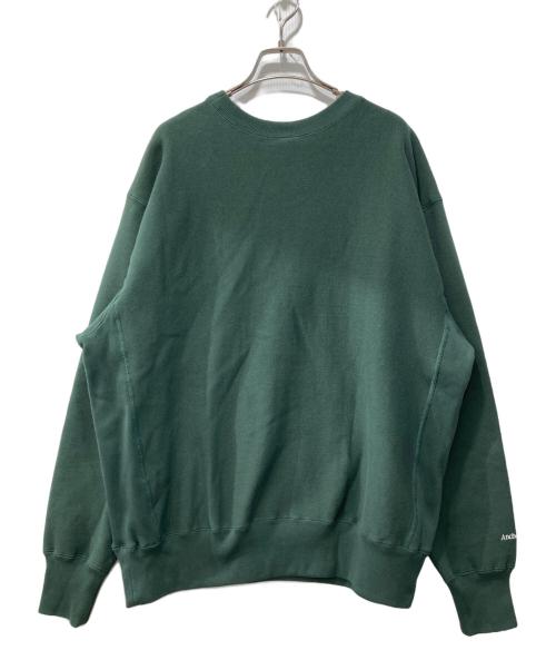 Champion（チャンピオン）Champion (チャンピオン) mercedes anchor inc. (メルセデス アンカー インク) クルーネックスウェット グリーン サイズ:L 未使用品の古着・服飾アイテム