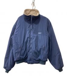 Eddie Bauer（エディーバウアー）の古着「90’s裏地フリースナイロンジャケット」｜ネイビー