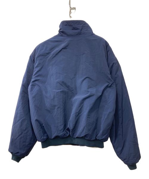 Eddie Bauer（エディーバウアー）Eddie Bauer (エディーバウアー) 90’s裏地フリースナイロンジャケット ネイビー サイズ:Lの古着・服飾アイテム