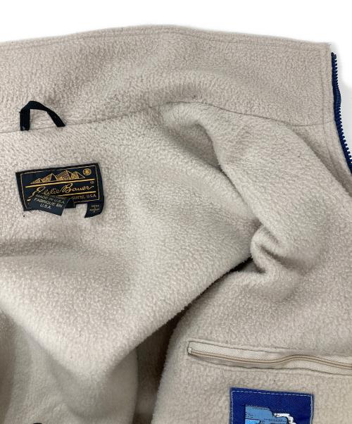 Eddie Bauer（エディーバウアー）Eddie Bauer (エディーバウアー) 90’s裏地フリースナイロンジャケット ネイビー サイズ:Lの古着・服飾アイテム