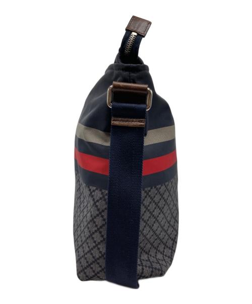 GUCCI（グッチ）GUCCI (グッチ) ディアマンテ クロスボディバッグ レッド×ネイビーの古着・服飾アイテム
