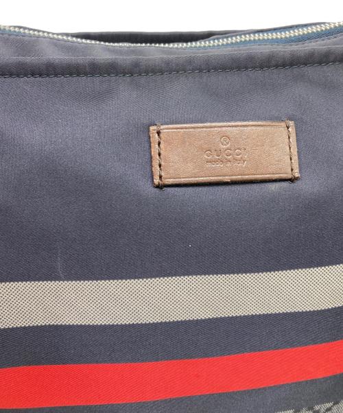 GUCCI（グッチ）GUCCI (グッチ) ディアマンテ クロスボディバッグ レッド×ネイビーの古着・服飾アイテム