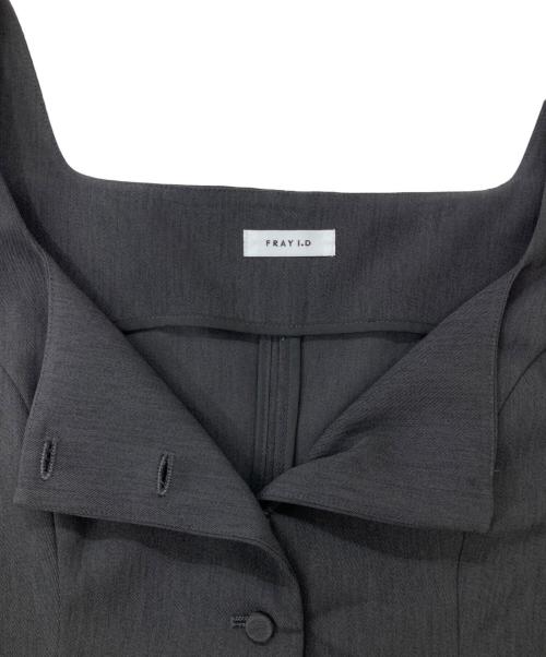 FRAY ID（フレイ アイディー）FRAY ID (フレイ アイディー) キャミソールジレトップス グレー サイズ:１の古着・服飾アイテム