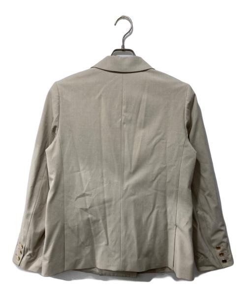 FRAY ID（フレイ アイディー）FRAY ID (フレイ アイディー) ダブルブレストシンプルジャケット ベージュ サイズ:1の古着・服飾アイテム