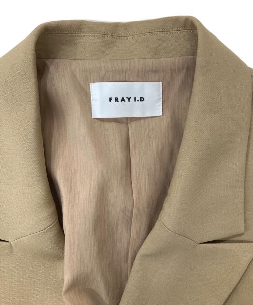 FRAY ID（フレイ アイディー）FRAY ID (フレイ アイディー) ベルテッドテーラードジレ ブラウン サイズ:1の古着・服飾アイテム
