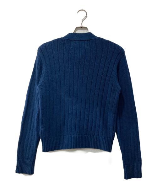 SATUR（セター）SATUR (セター) ニットカーディガン ネイビー サイズ:WSの古着・服飾アイテム