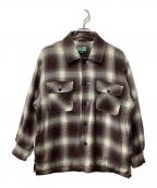 Dog Holiday Colorado USAドッグ・ホリデー・コロラド・ユーエスエー）の古着「90s-00s/オンブレチェック中綿ジャケット」｜ブラウン