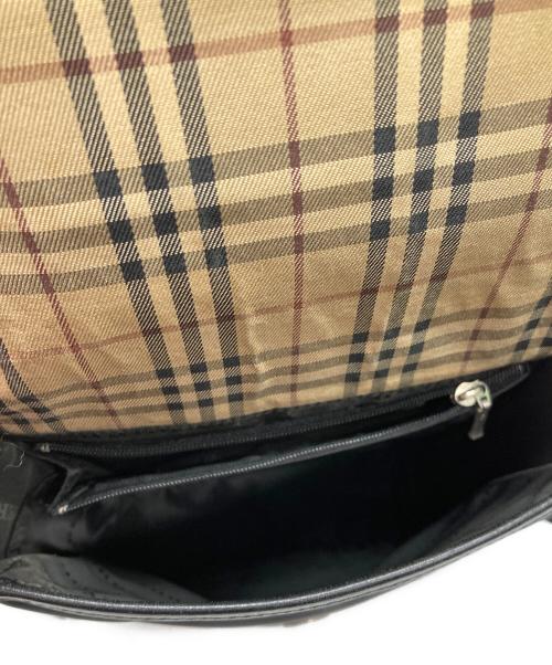 BURBERRY（バーバリー）BURBERRY (バーバリー) ショルダーバッグ ブラックの古着・服飾アイテム