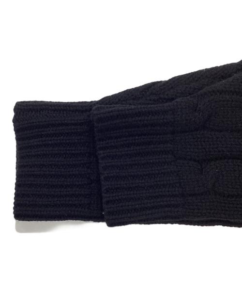 RALPH LAUREN（ラルフローレン）RALPH LAUREN (ラルフローレン) カシミア混ダッフルニットジャケット/カーディガン ブラック サイズ:XSの古着・服飾アイテム