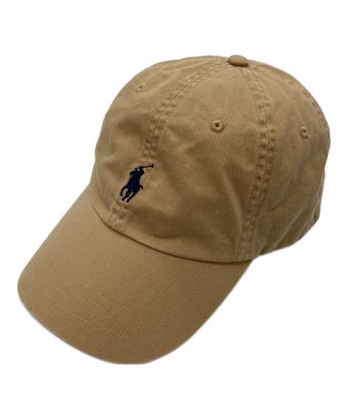 POLO RALPH LAUREN（ポロ・ラルフローレン）POLO RALPH LAUREN (ポロ・ラルフローレン) キャップ ベージュ サイズ:ONE SIZE(59㎝)の古着・服飾アイテム
