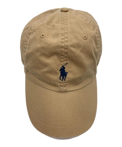 POLO RALPH LAUREN（ポロ・ラルフローレン）POLO RALPH LAUREN (ポロ・ラルフローレン) キャップ ベージュ サイズ:ONE SIZE(59㎝)の古着・服飾アイテム