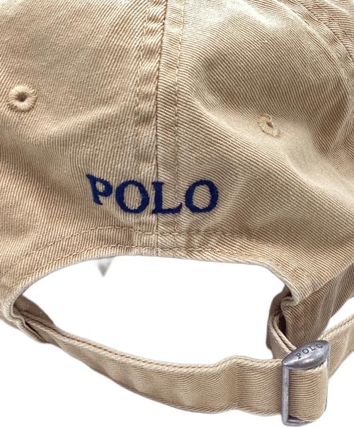 POLO RALPH LAUREN（ポロ・ラルフローレン）POLO RALPH LAUREN (ポロ・ラルフローレン) キャップ ベージュ サイズ:ONE SIZE(59㎝)の古着・服飾アイテム