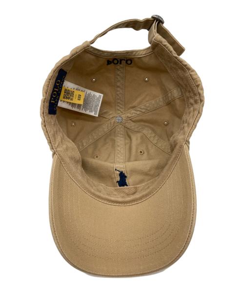 POLO RALPH LAUREN（ポロ・ラルフローレン）POLO RALPH LAUREN (ポロ・ラルフローレン) キャップ ベージュ サイズ:ONE SIZE(59㎝)の古着・服飾アイテム
